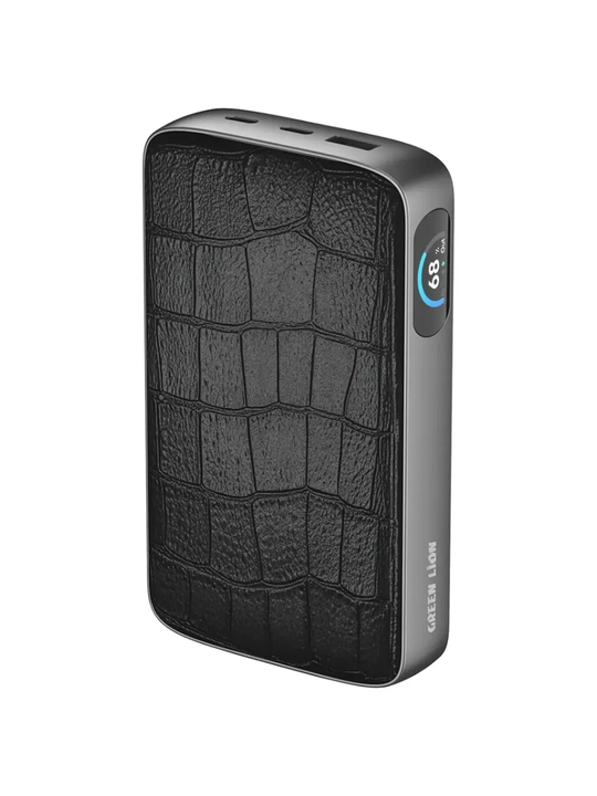 Power Bank Green Lion Valmont 20000mAh 100W PD, USB-C, TFT дисплей, быстрая зарядка - 