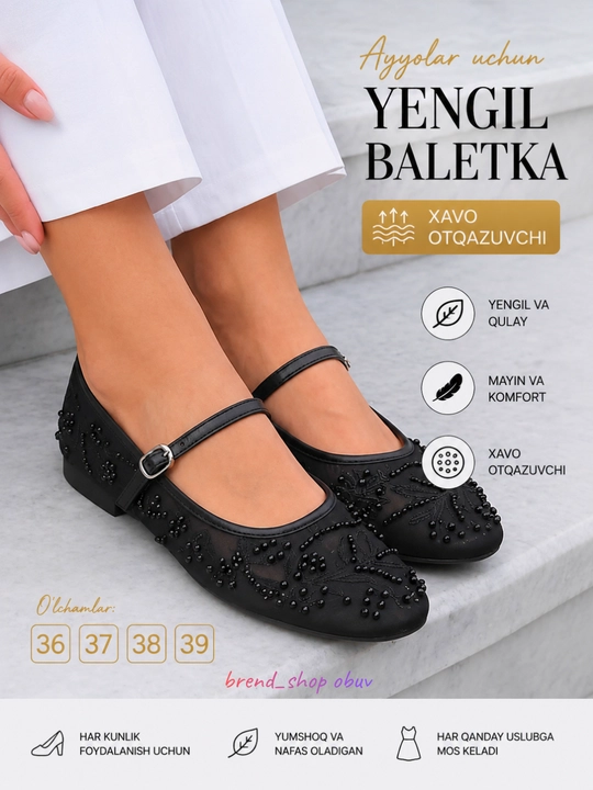 Ayyol va qizlar baletkasi, yozgi baletka yengil va qulay kundalikva bayram maktab uchun