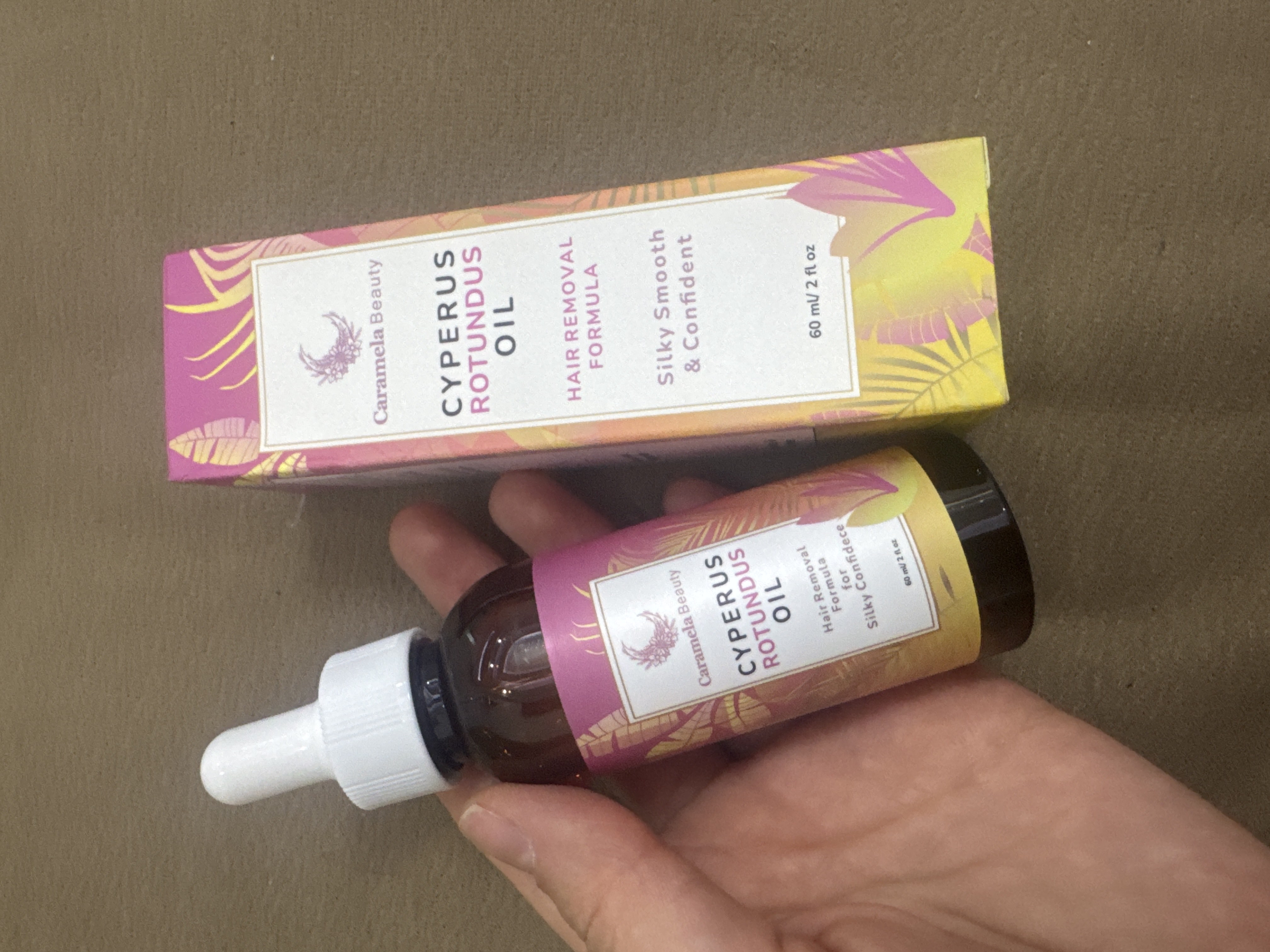 Масло для замедления роста волос от Caramela Beauty Cyperus Rotundus Oil,  для депиляции