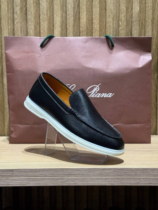 Лоферы для мальчиков и женские Loro Piana размеры 35-39,  из натуральной кожи - 