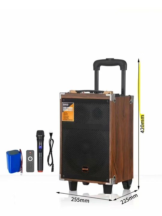 Bluetooth karaoke kolonka, mikrofonli, portativ akustika RGB LED