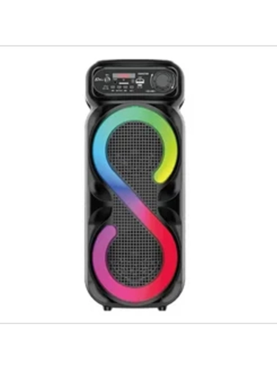 Simsiz katta karnay, karaoke musiqasi, mikrofon, pult va RGB yoritgich ZQS4270