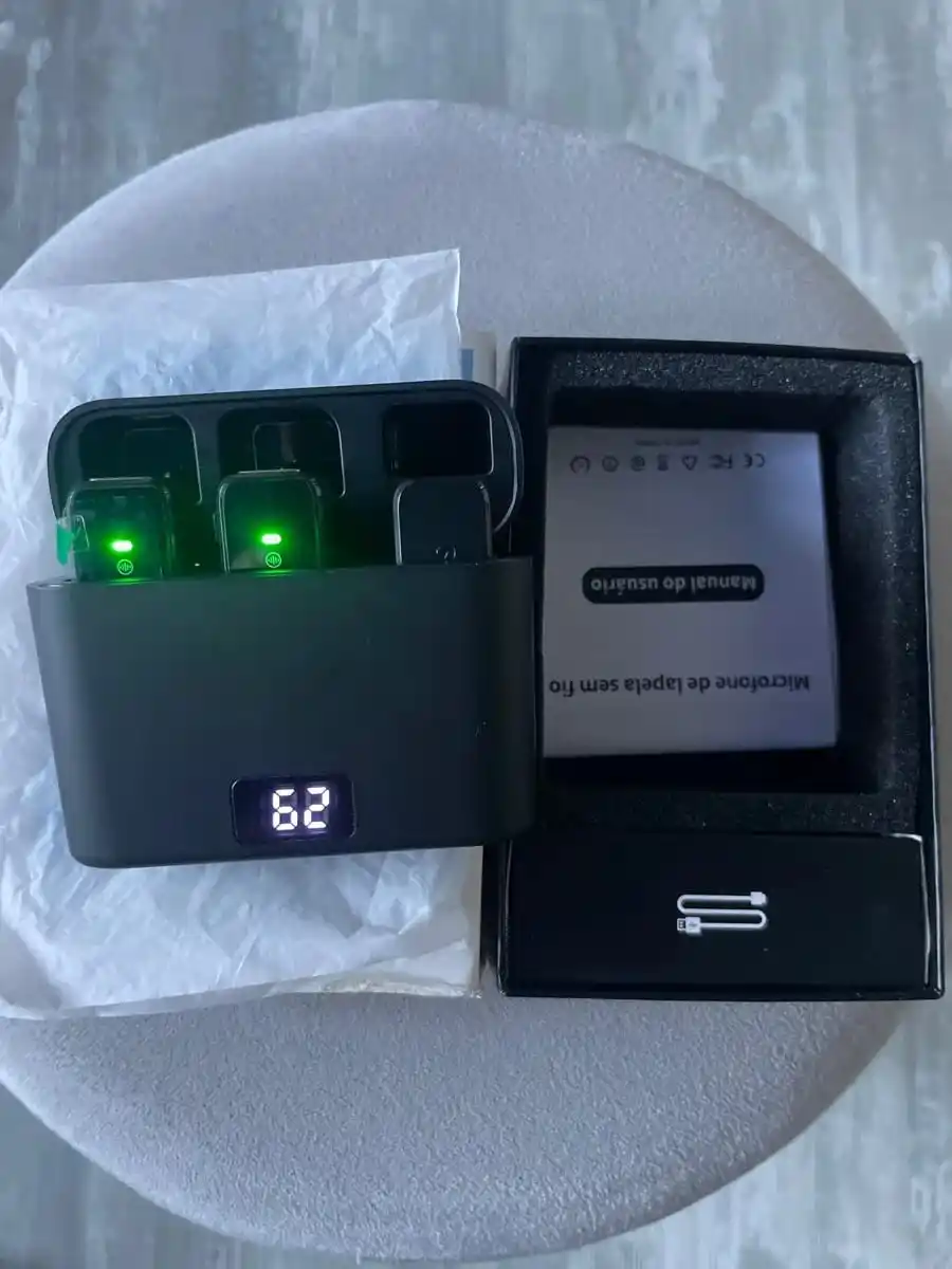 Simsiz Petlichka Mikrofon to'plami NP-58 (2 dona) – Toza ovoz va keysi bilan
