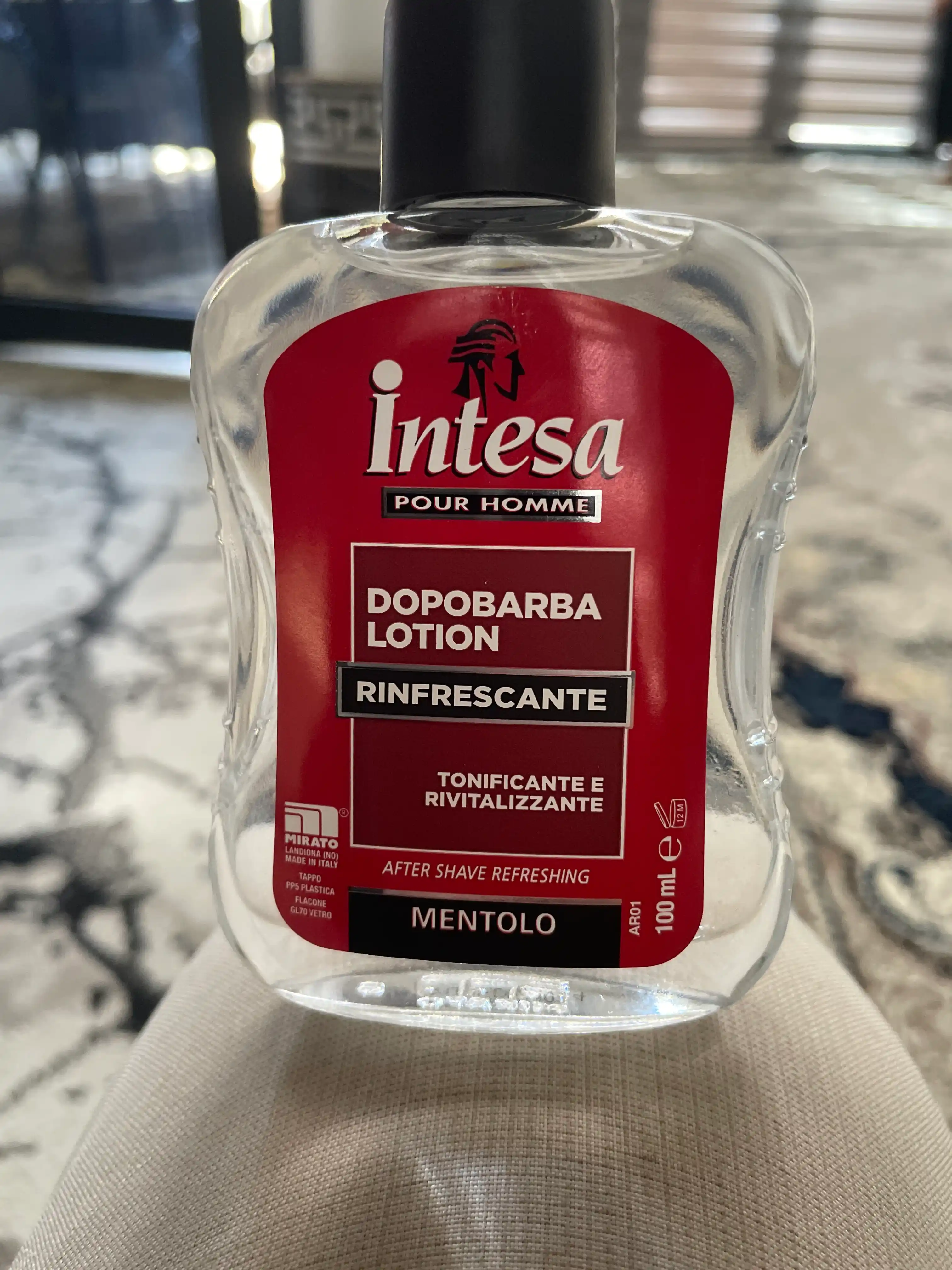 Лосьон  Intesa Mentolo, после бритья, 100 мл