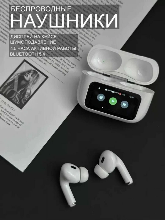 IPhone, Android uchun displeyli simsiz minigarnituralar
