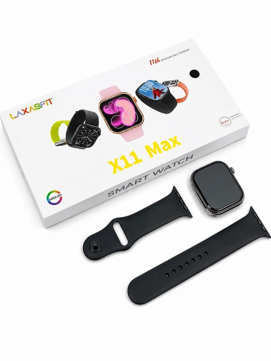 LAXASFIT SMART WATCH X11 MAX Black умные часы для любителей классики - 