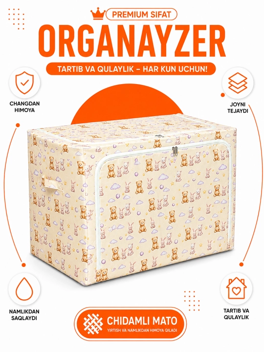 Katta hajmli organizer quti - 