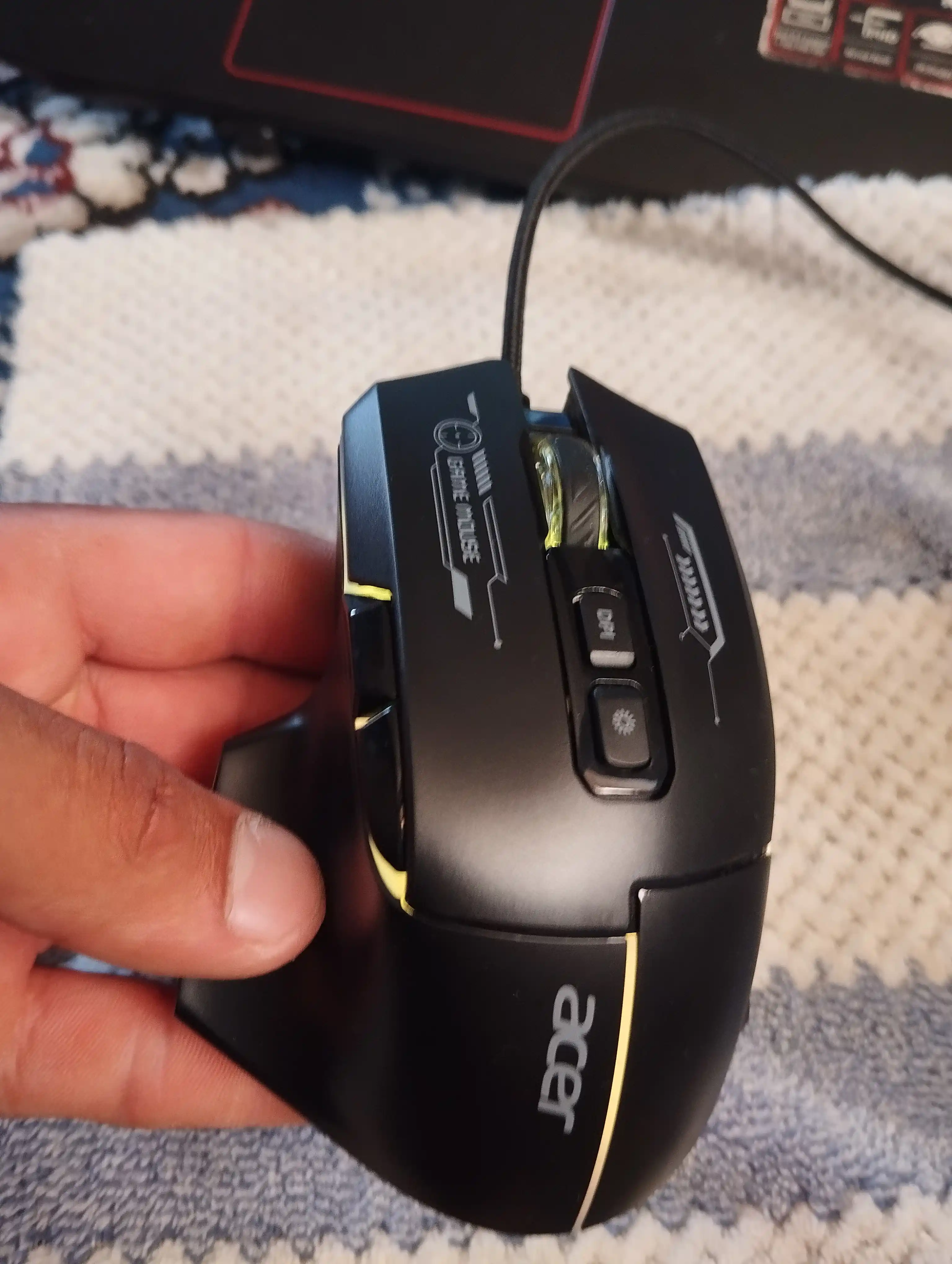 Игровая мышь Acer OMW950 RGB 7200 DPI — точность, скорость и полный контроль