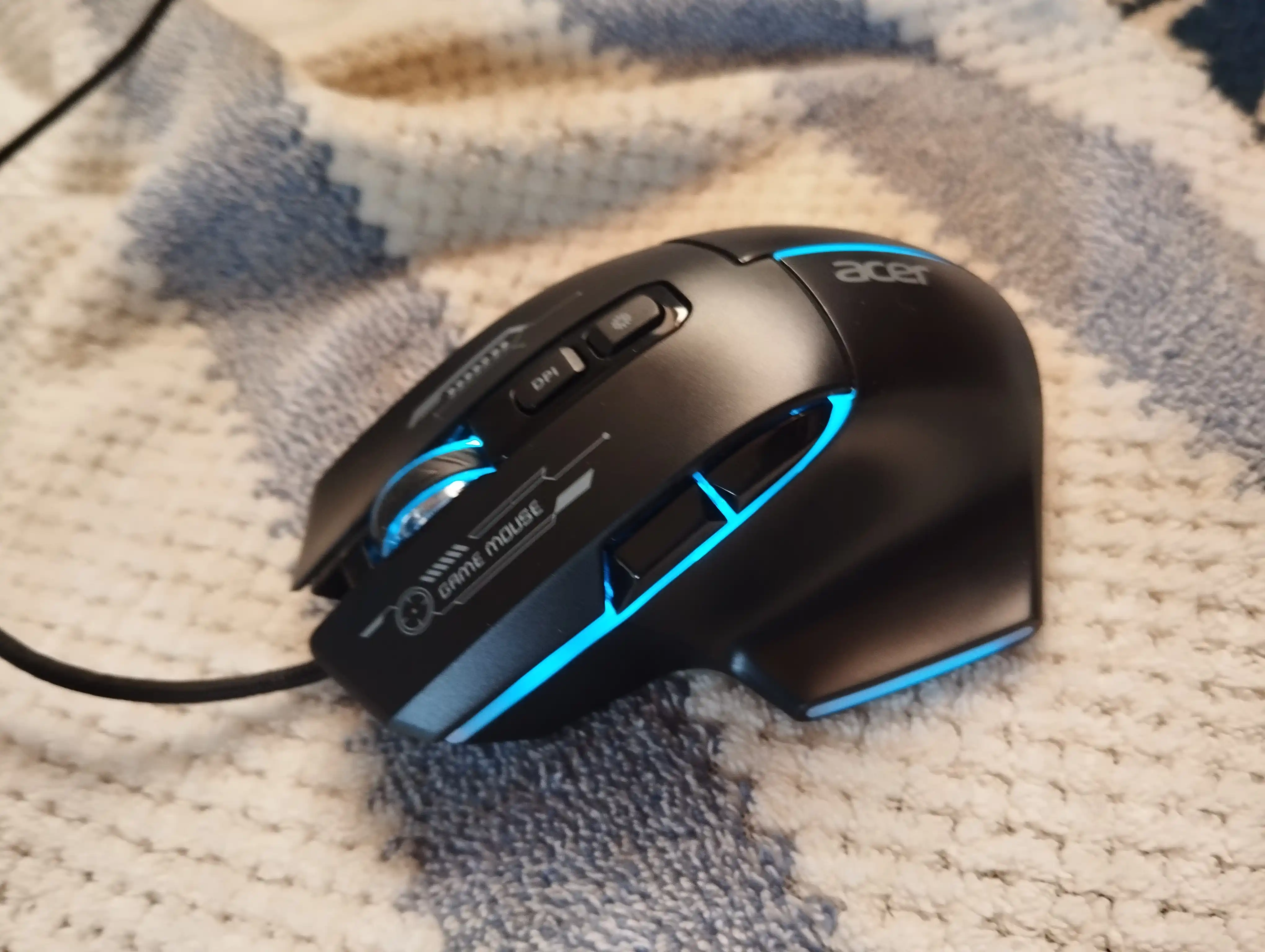 Игровая мышь Acer OMW950 RGB 7200 DPI — точность, скорость и полный контроль