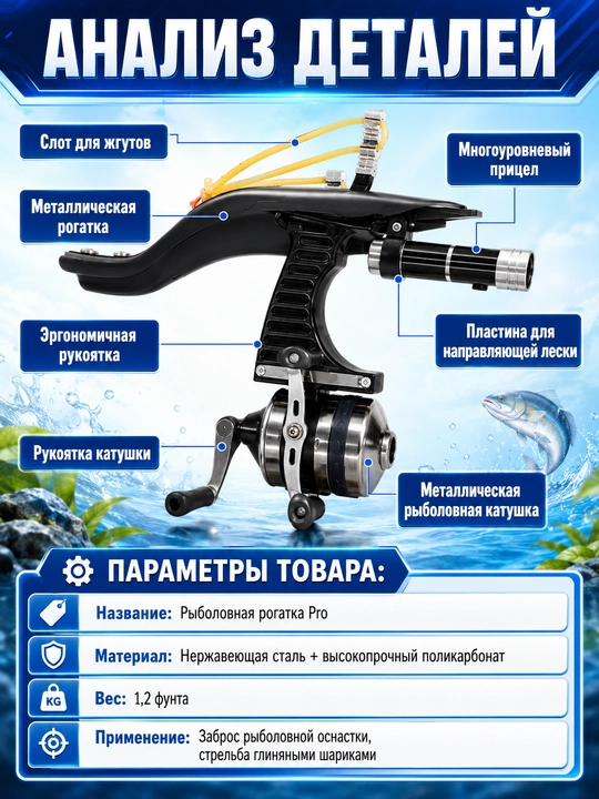 O‘q va g‘altakli baliq ovlash rogatkasi, boufishing