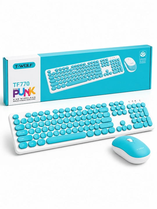 Клавиатура и мышь беспроводная и проводная механическая rgb для пк и ноутбука