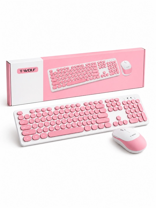 Клавиатура и мышь беспроводная и проводная механическая rgb для пк и ноутбука