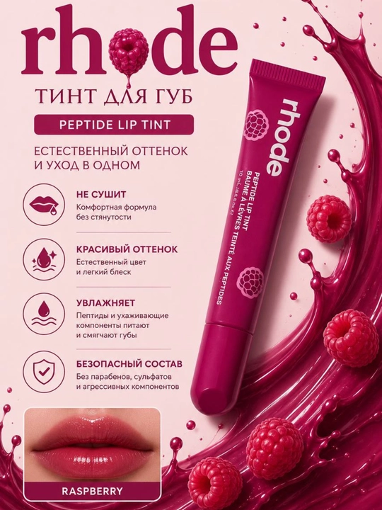 Тинт для губ RHODE Peptide Lip Tint, 10 мл - 