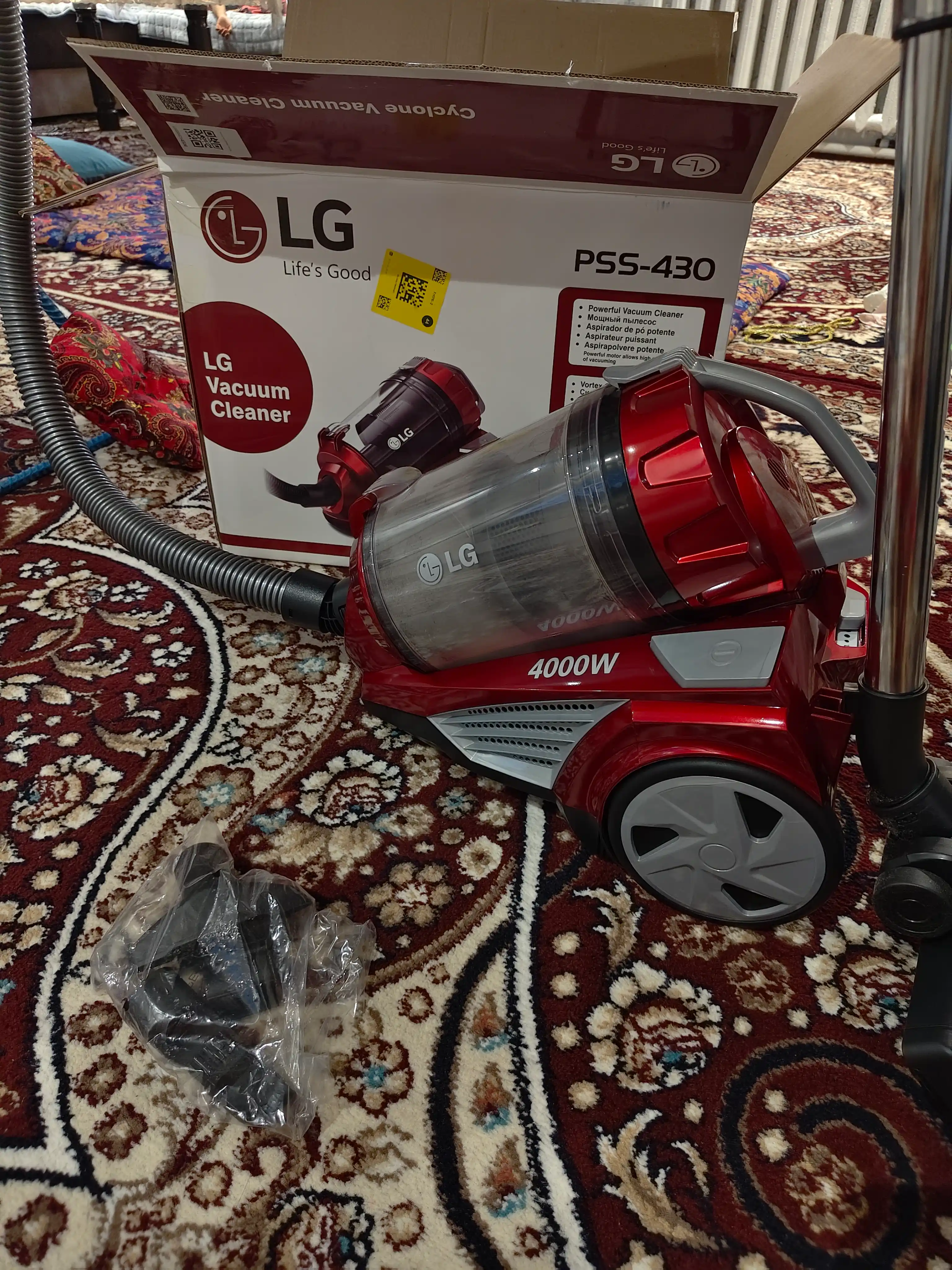Пылесос LG Vacuum Cleaner PSS-430 мощность 4000 Вт размер 4 литра, HEPA фильтр