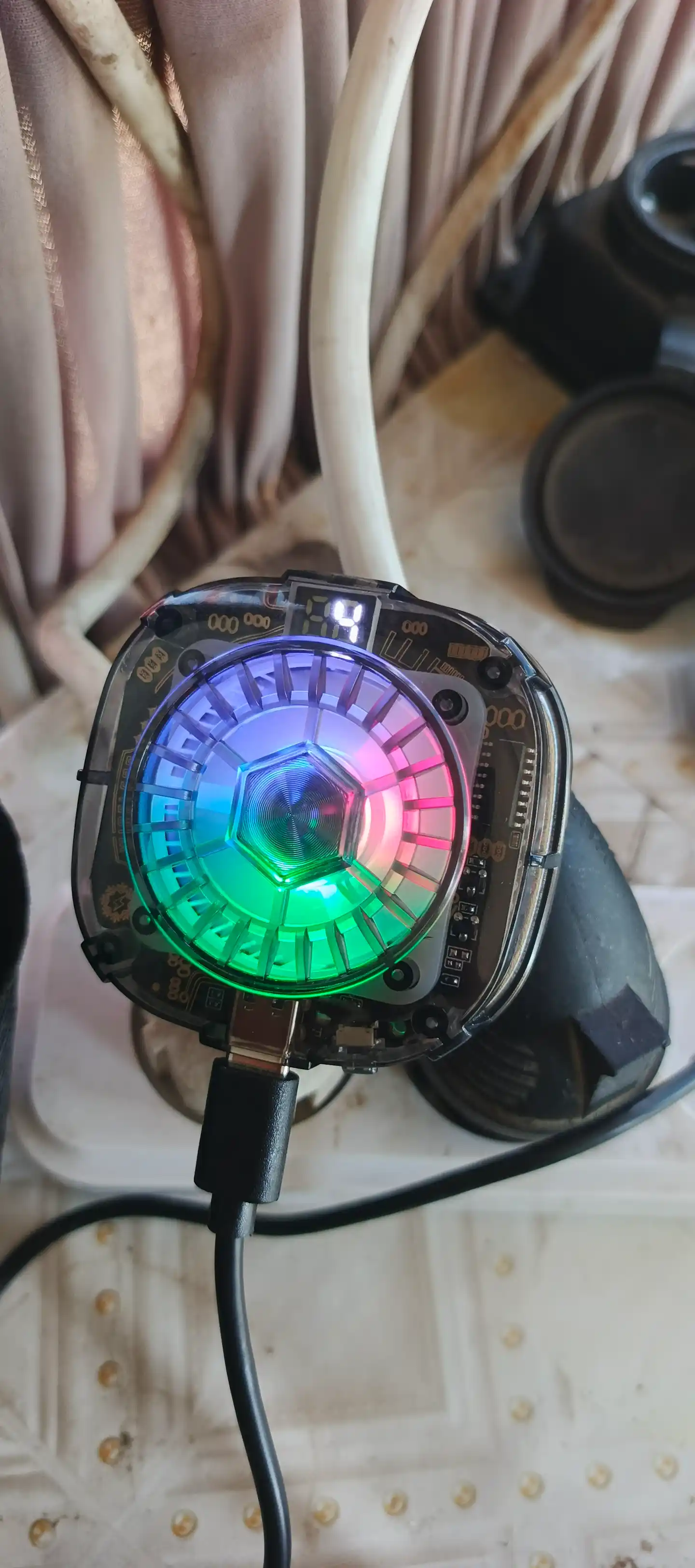 PUBG va Mobile Legends uchun MEMO telefon o‘yin sovutgichi, sovutish ventilyatori -9°C