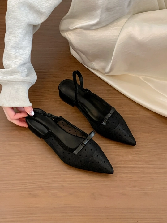 Женские туфли с открытой пяткой (слингбэки), размеры 36–40
