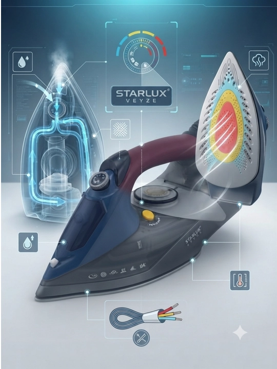 Starlux 32686– Высокотехнологичный паровой утюг - 