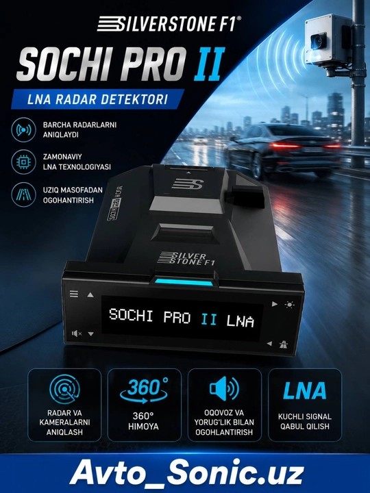 SilverStone F1 Sochi PRO II LNA signaturali radar detektori - 