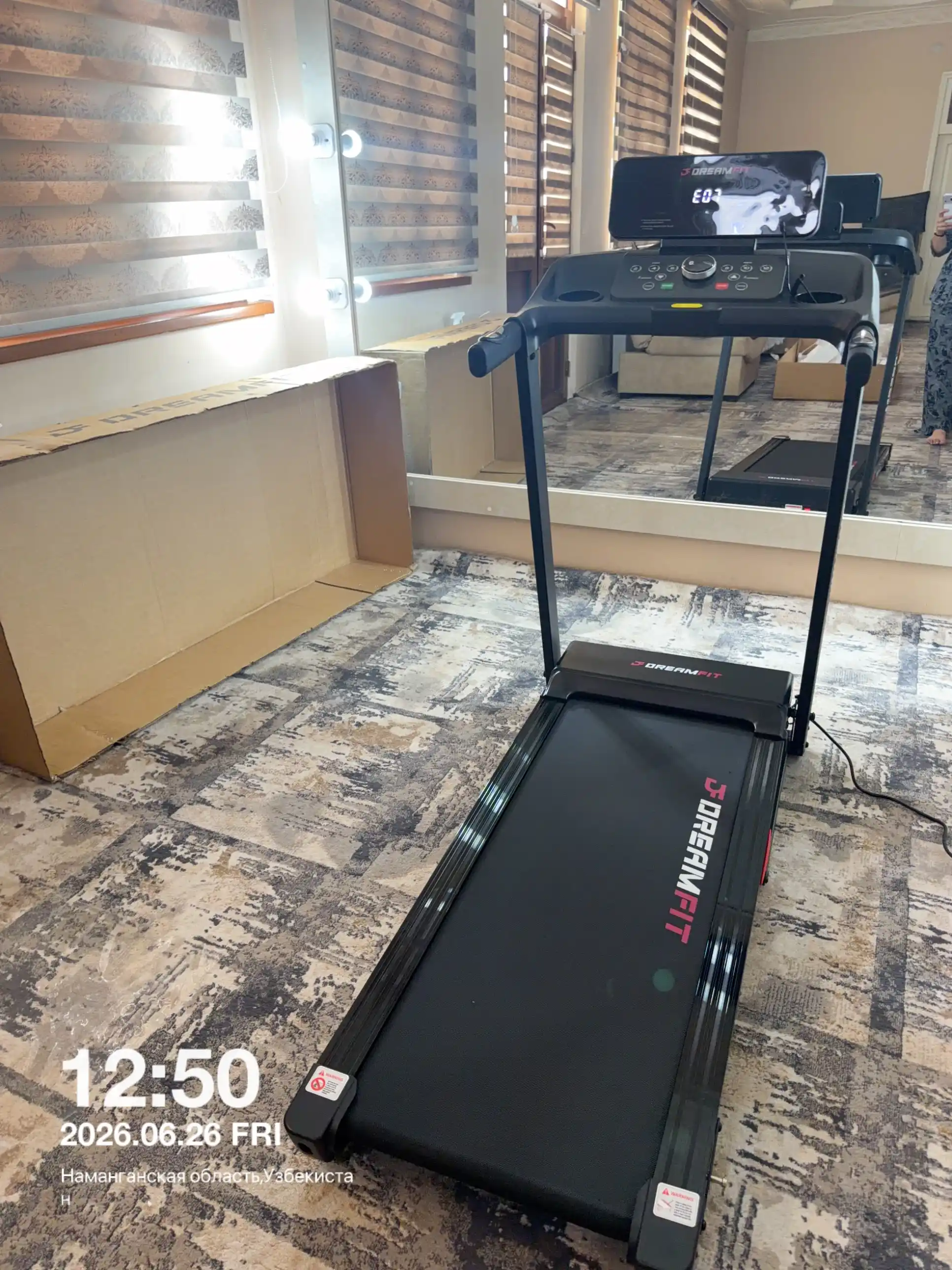 Беговая дорожка DreamFit для дома электрическая складная, DF-1210M, DF-1211M, DF-6868M