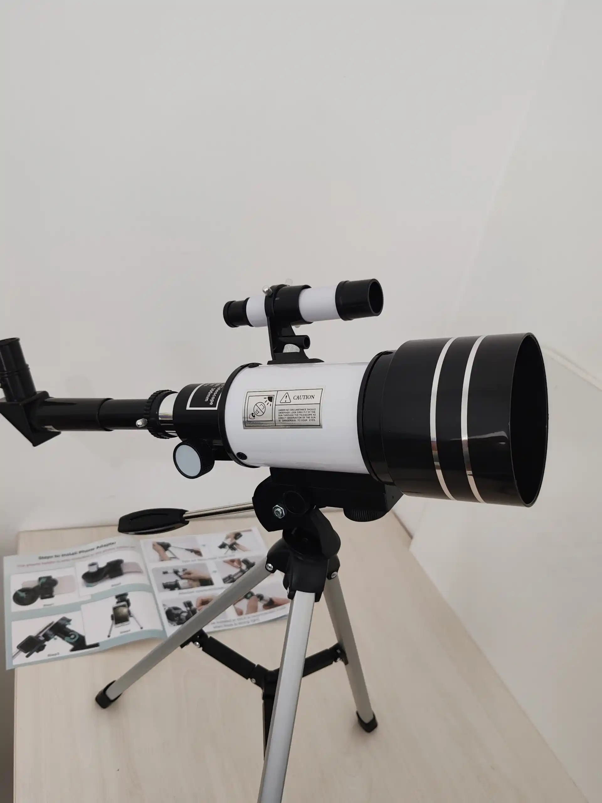 Teleskop F30070, obyektiv diametri 70 mm, 150x kattalashtirish, tripod bilan | telescope