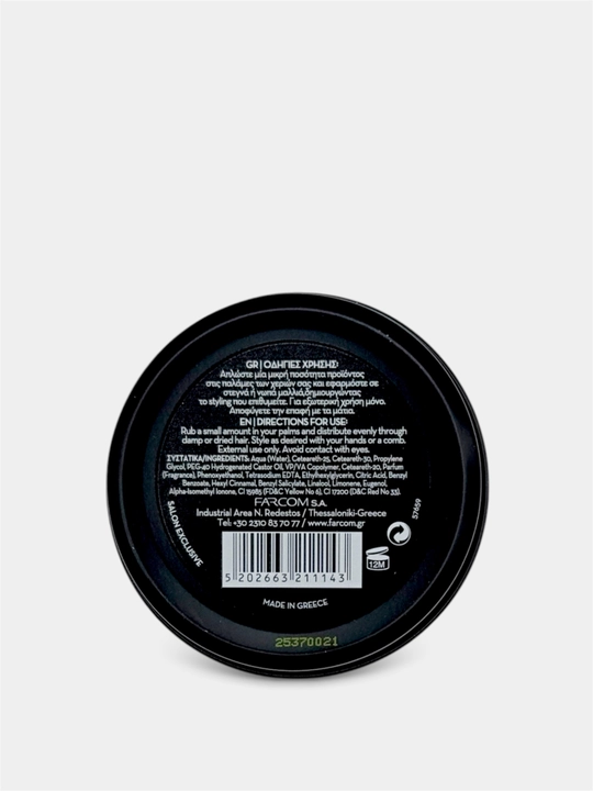 Kuchli fiksatsiyali soch turmagi geli Farcom Pro, erkaklar va ayollar uchun, 100 ml