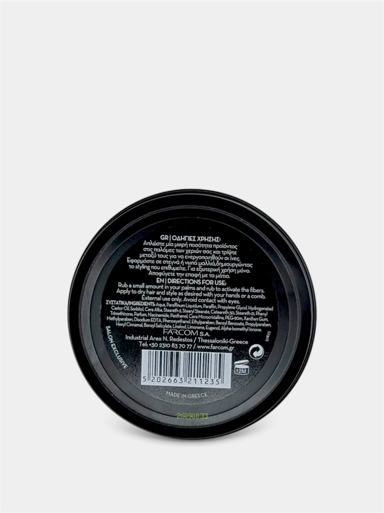 Kuchli fiksatsiyali soch turmagi geli Farcom Pro, erkaklar va ayollar uchun, 100 ml