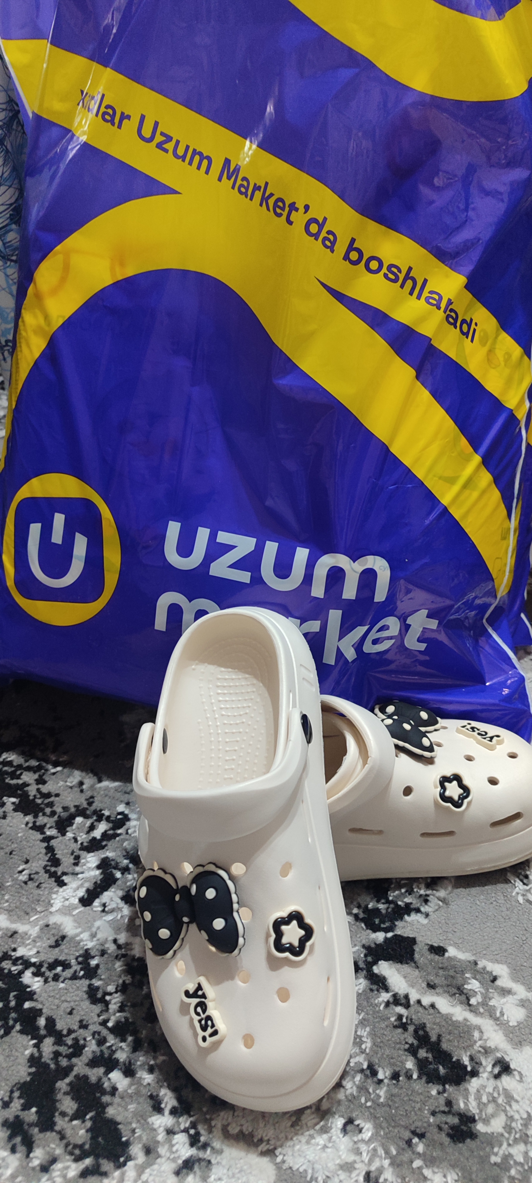 Ayollar uchun yengil va qulay klogs, EVA material, yumshoq taglik, 36–40 o‘lcham