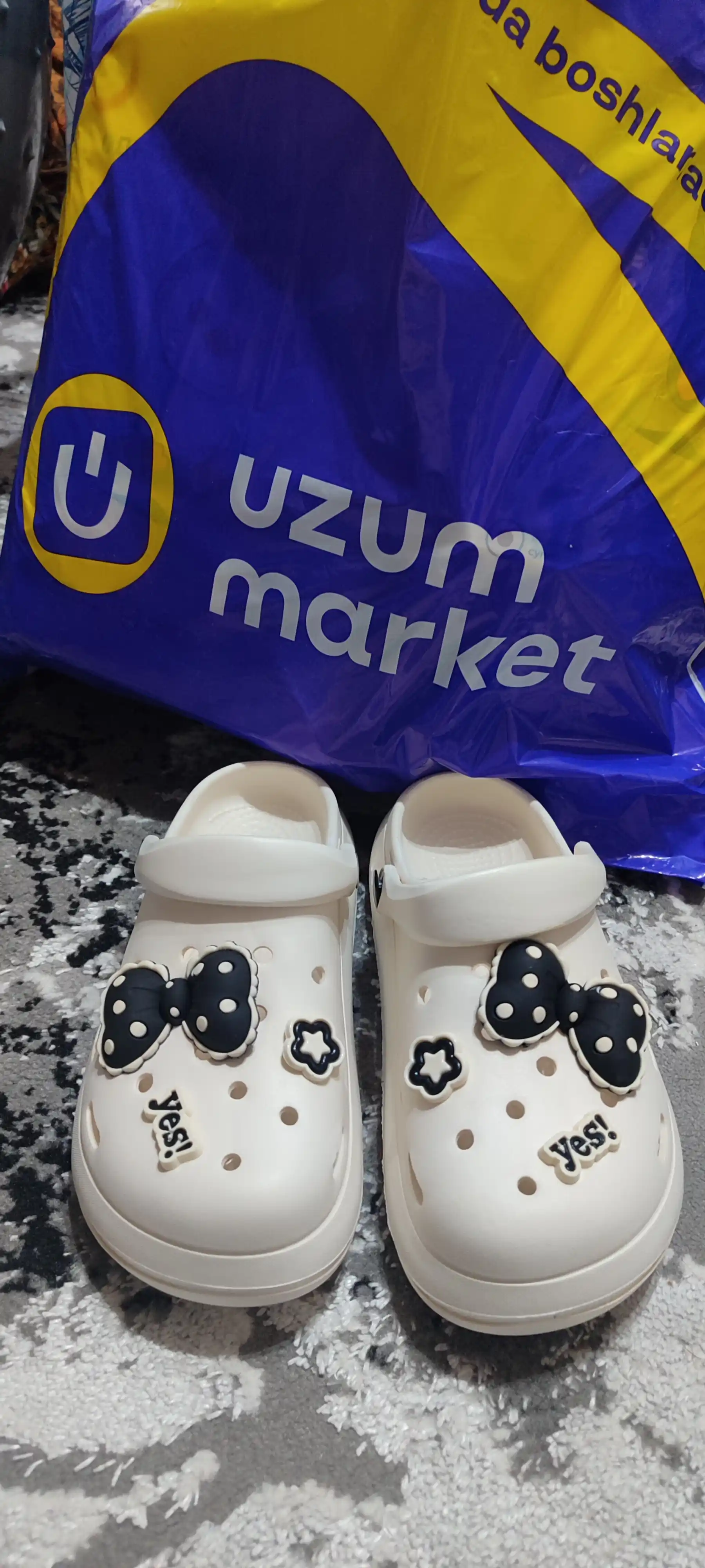 Ayollar uchun yengil va qulay klogs, EVA material, yumshoq taglik, 36–40 o‘lcham