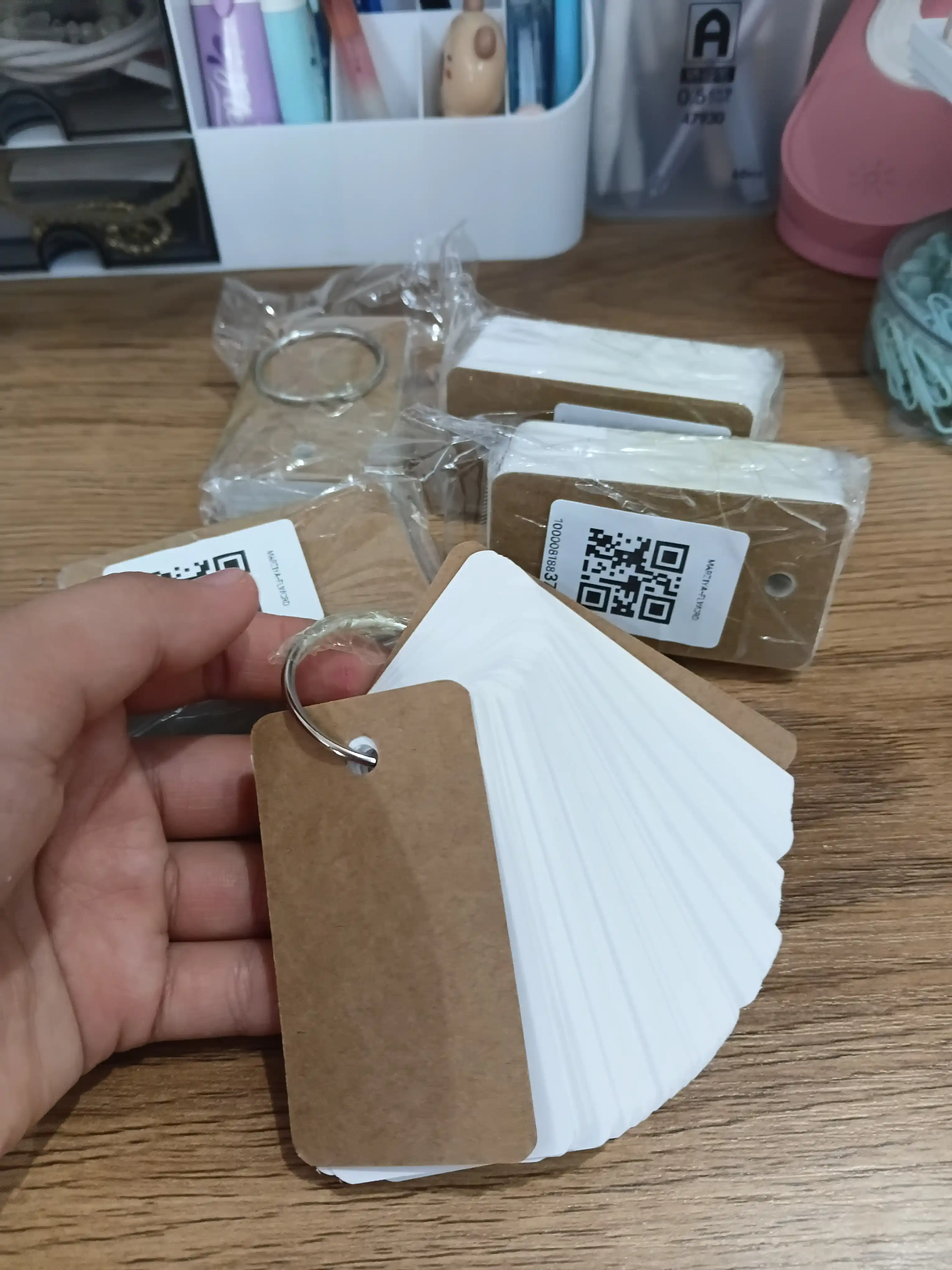 Flash card, stikr, soʻz yodlash uchun karta toplami 100 varoqchali