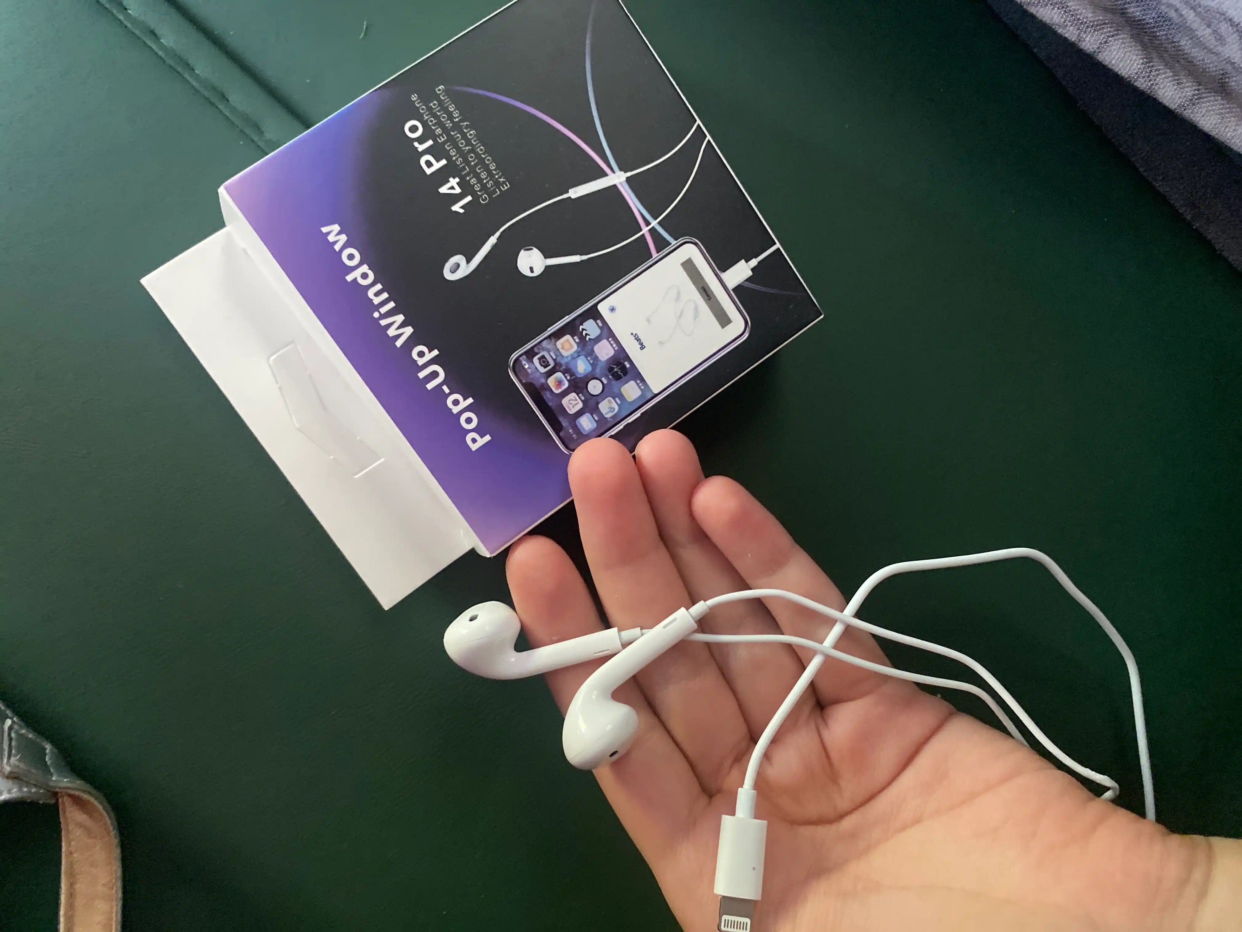 IPhone uchun simli quloqchinlar,naushniklar mikrafon bilan — type-c, lightning
