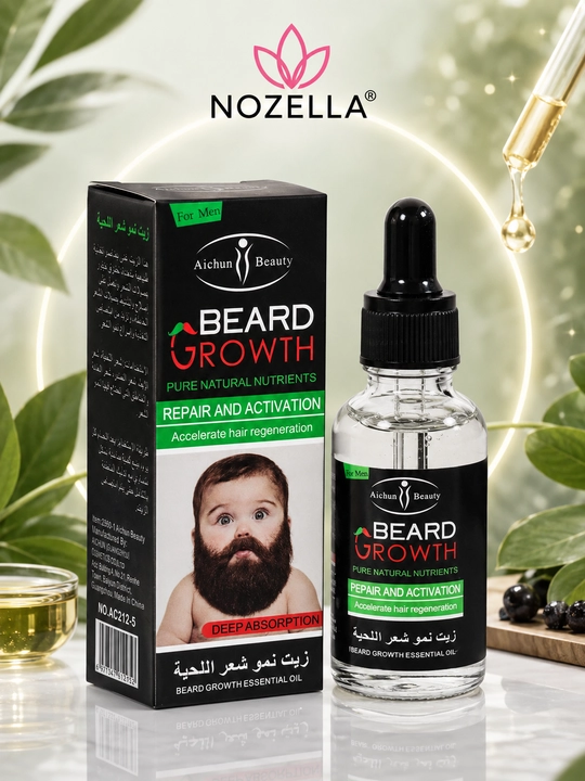 Масло для роста бороды и волос Beard Growth - 