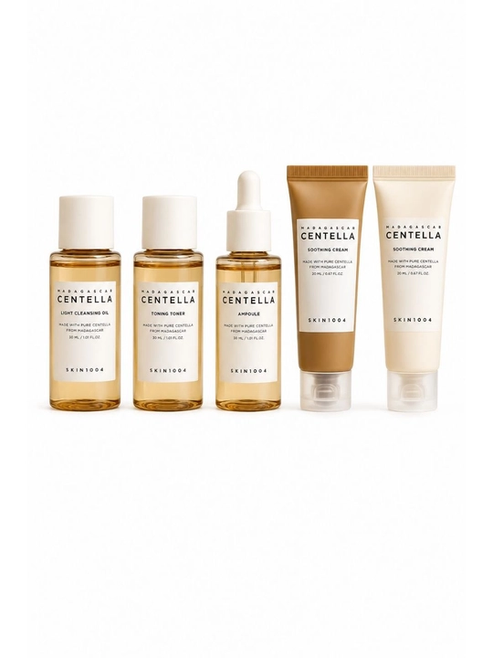 SKIN1004 Madagascar Centella yuz parvarishi to‘plami, 5 ta mahsulot - 