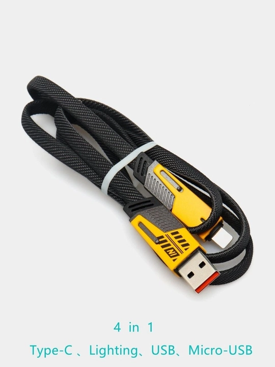 Transformer kabel 4tasi 1da USB, Type-C, Lightning