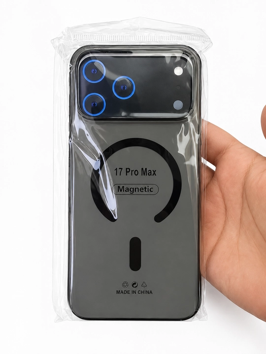 17 Pro Max telefoni uchun magnit g‘ilof, shaffof dizayn, kuchli magnit.7 MLRD - 