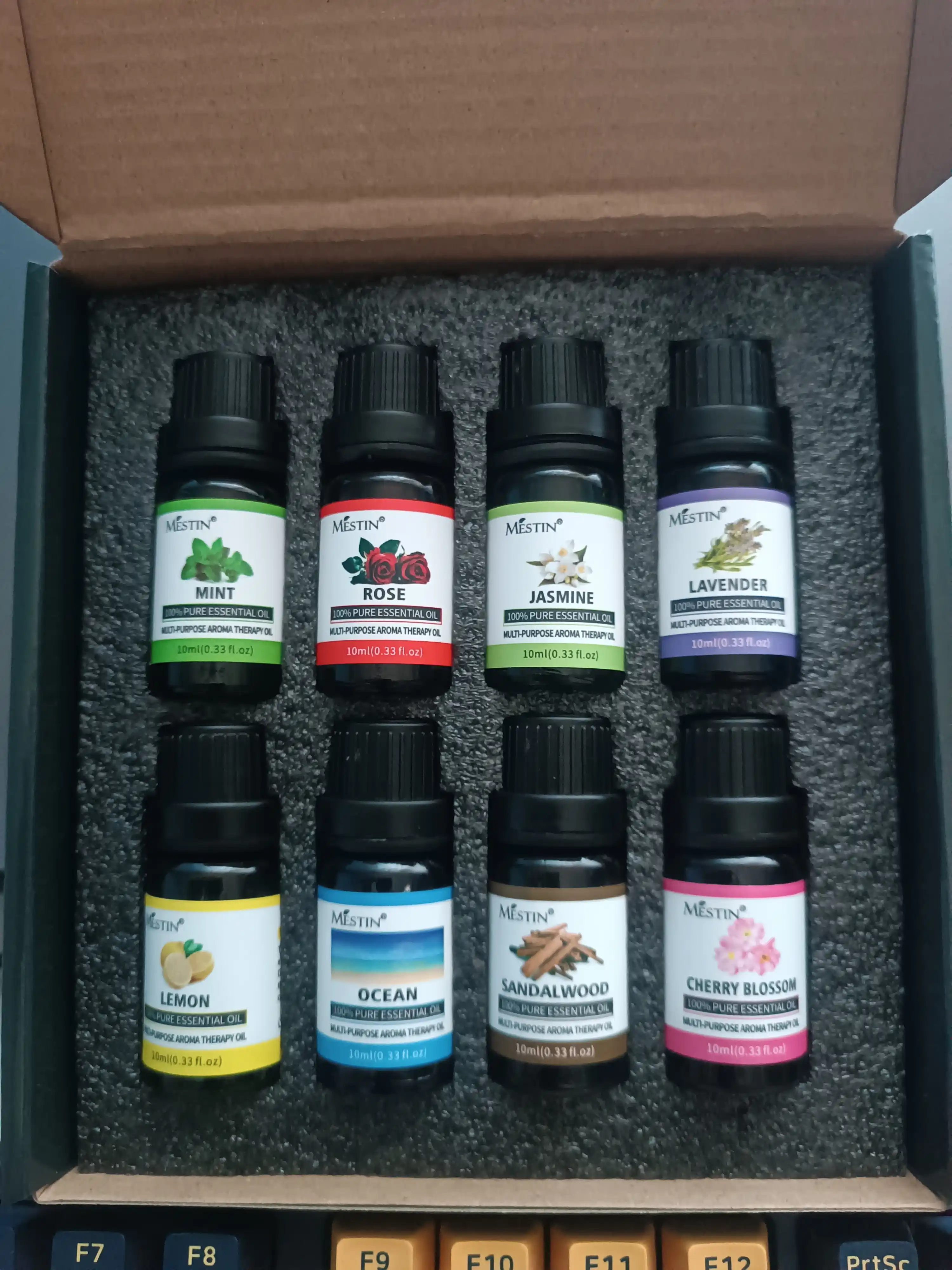 Aromatizator efir moy diffuzor, efir moylar to‘plam, avtomobil uchun, uy, aromaterapiya