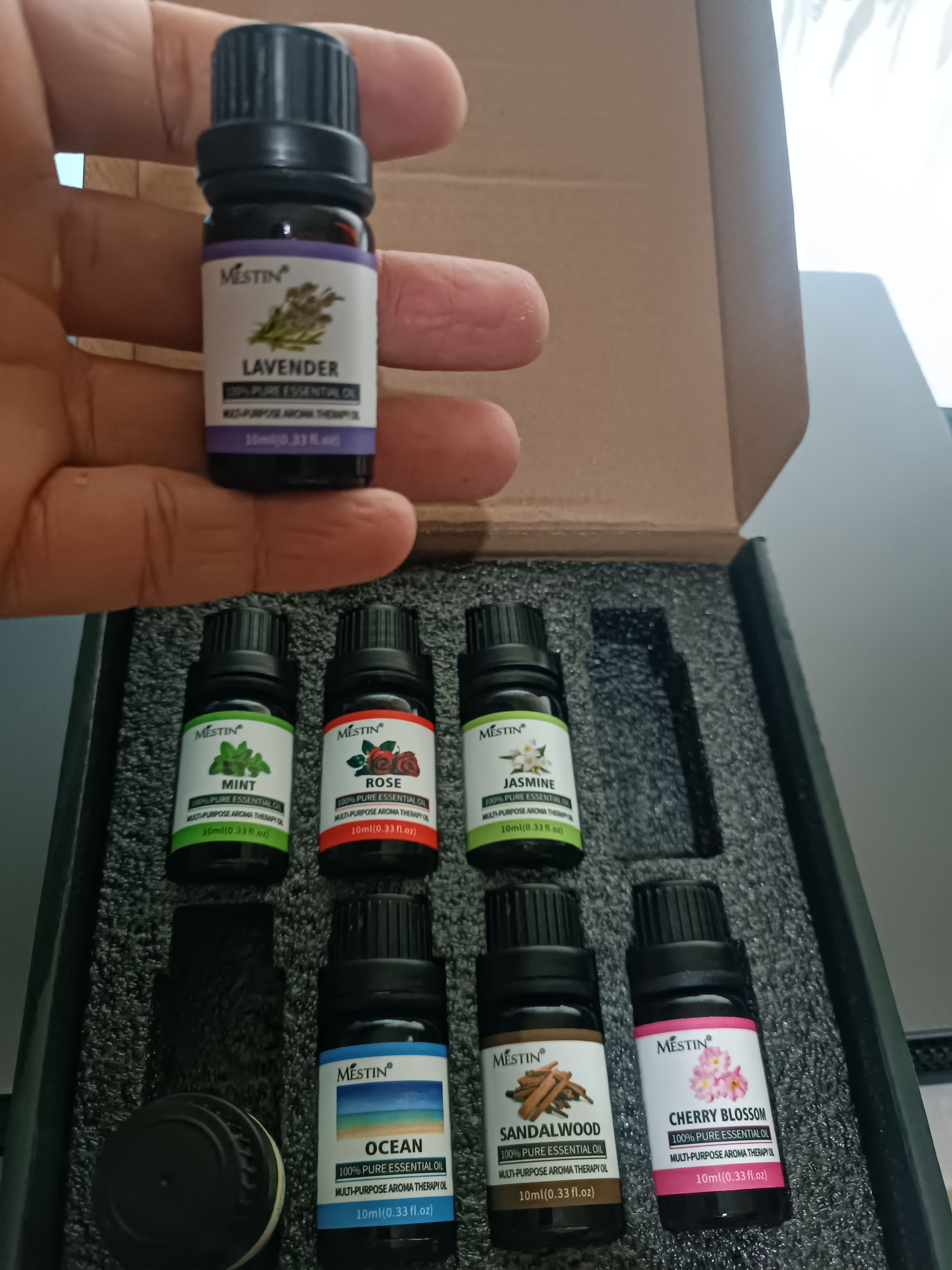 Aromatizator efir moy diffuzor, efir moylar to‘plam, avtomobil uchun, uy, aromaterapiya