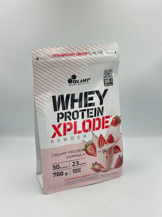 Olimp Whey protein xplode 700g протеин со вкусом клубника