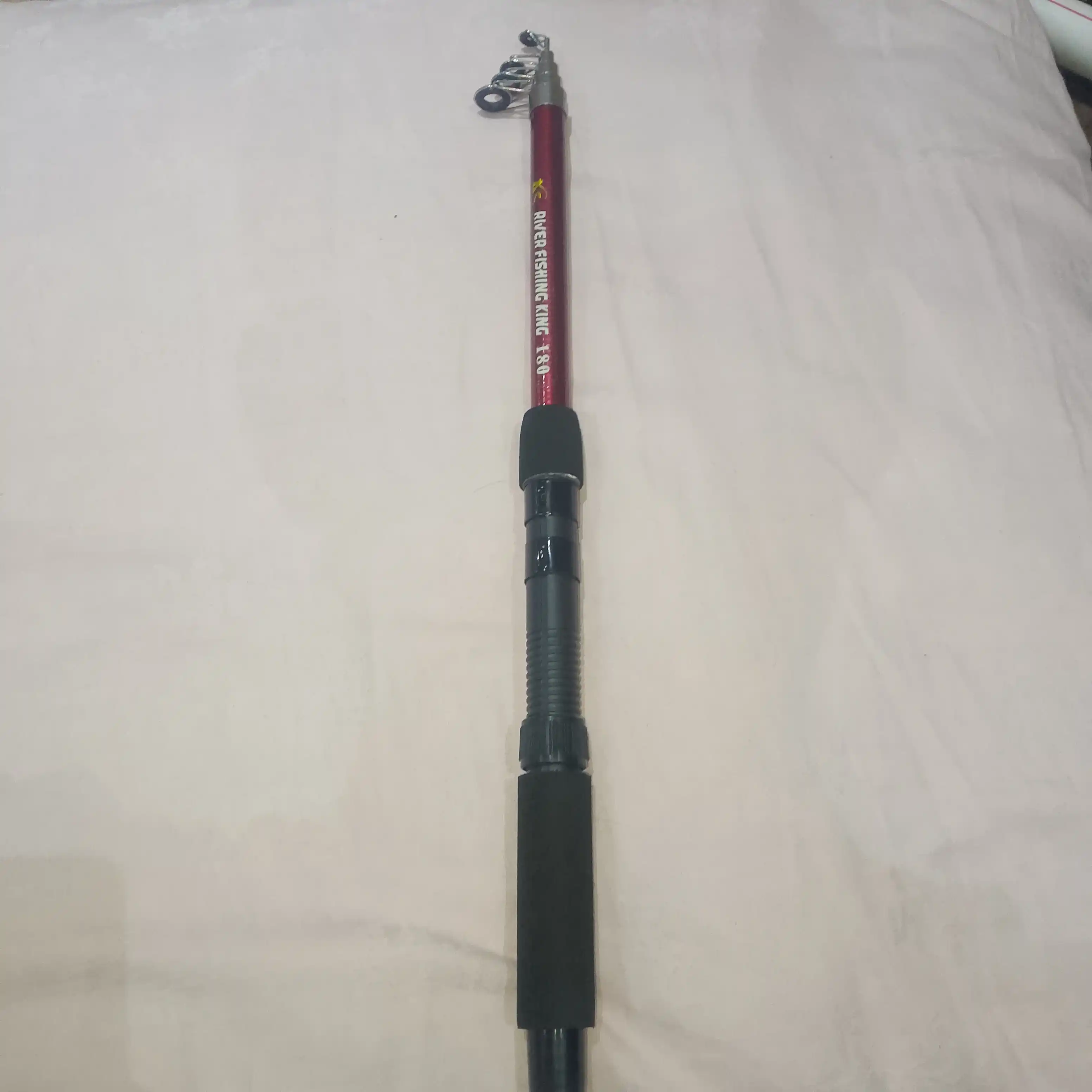 RIVER FISHING KING teleskopik qarmoq, 1,8–3,6 m, baliq ovlash uchun yig‘ma qarmoq