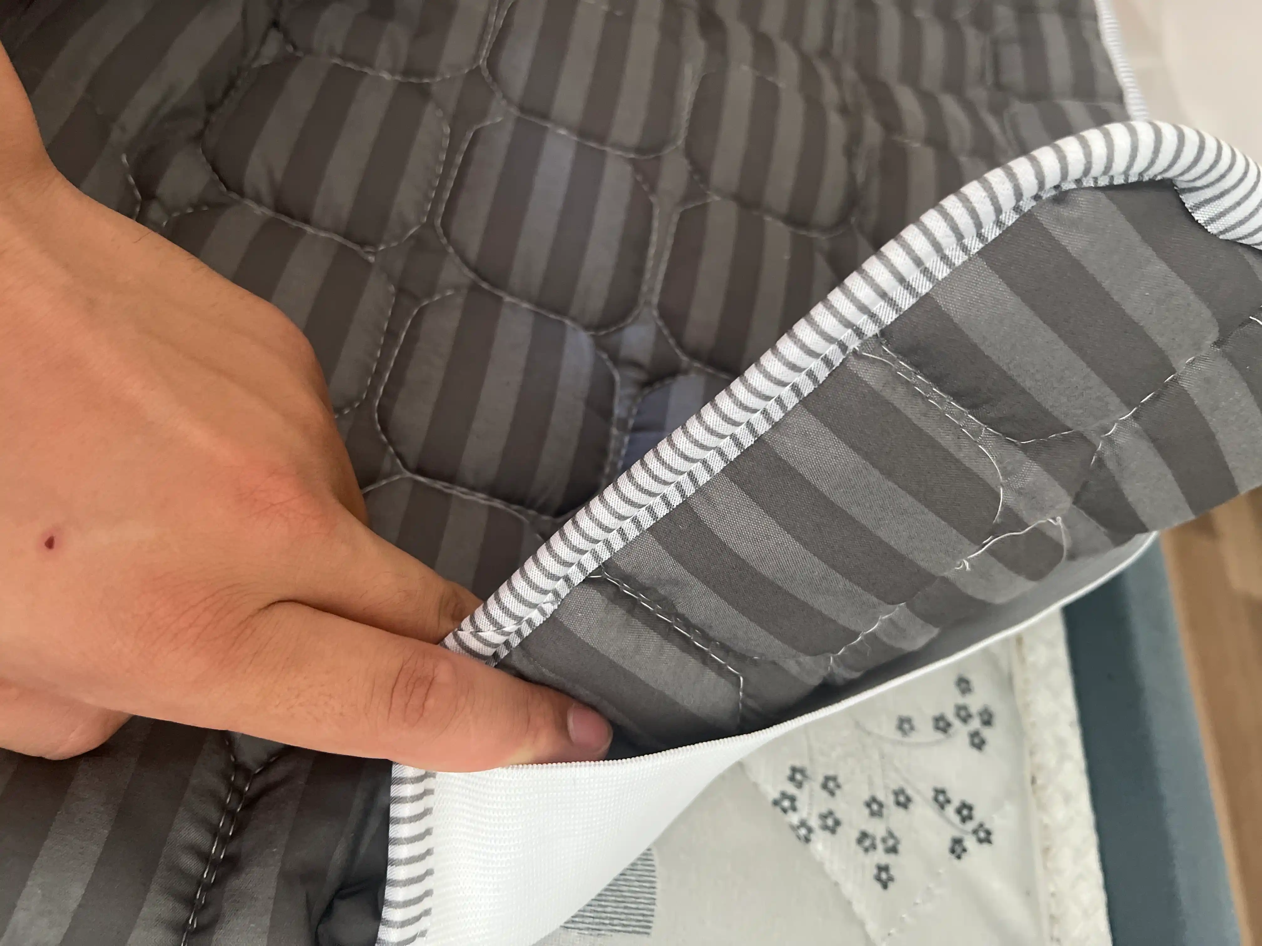 Bambukli matras uchun qoplama namatrasnik, rezinkali matrasga chexol