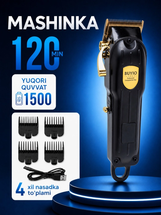 Soch va soqol trimmeri, ustara, ajdar, trimmer, VBT808