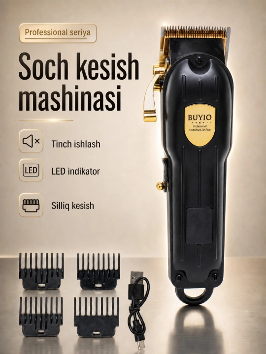 Soch va soqol trimmeri, ustara, ajdar, trimmer, VBT808