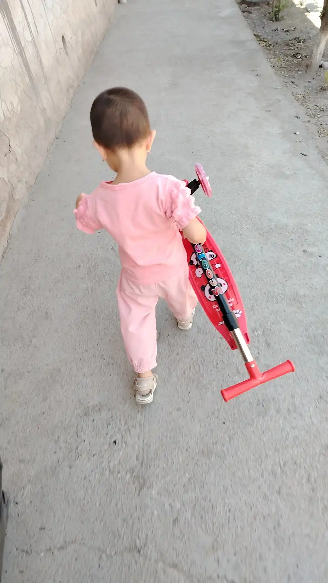 Bolalar uchun yig'ma samokat,yonuvchi uch g'ildirakli