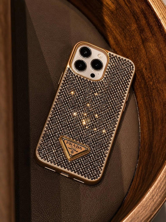 Чехол для iPhone: от 16 до 17 Pro Max, чехол со стразами - 
