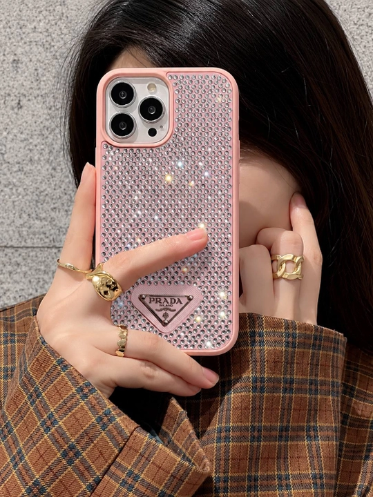 Чехол для iPhone: от 16 до 17 Pro Max, чехол со стразами - 