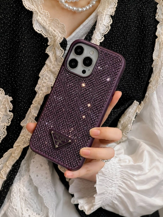 Чехол для iPhone: от 16 до 17 Pro Max, чехол со стразами - 