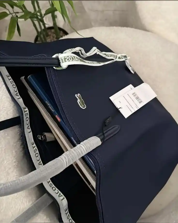 Женская сумка в стиле Lacoste, сумка-шоппер через плечо, для повседневного образа