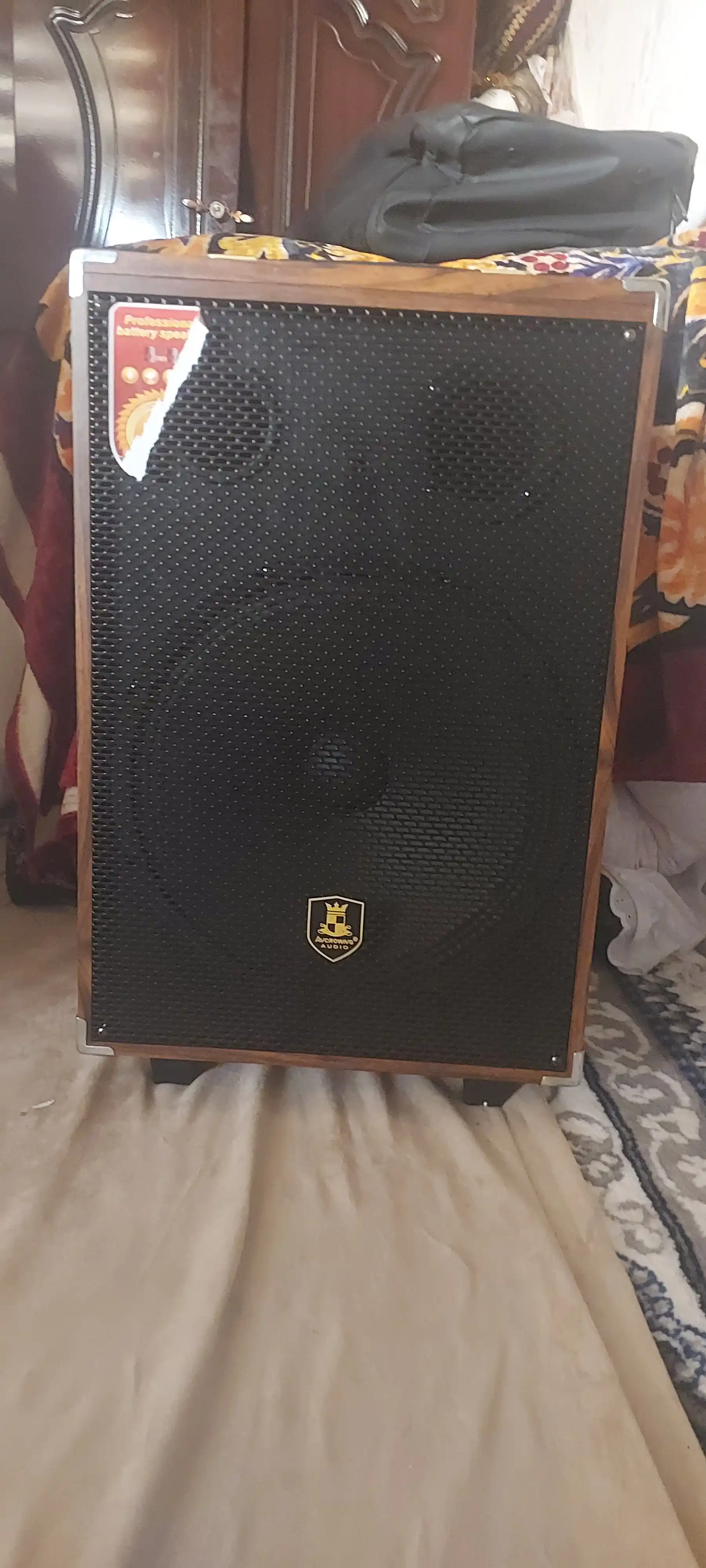 Портативная колонка B-Q12 , караоке Bluetooth с микрофоном и пультом, беспроводная bq12