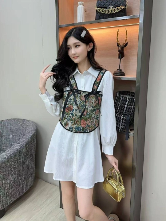 Ayollar uchun etnik naqshli korset, zamonaviy dekorativ corset top - 