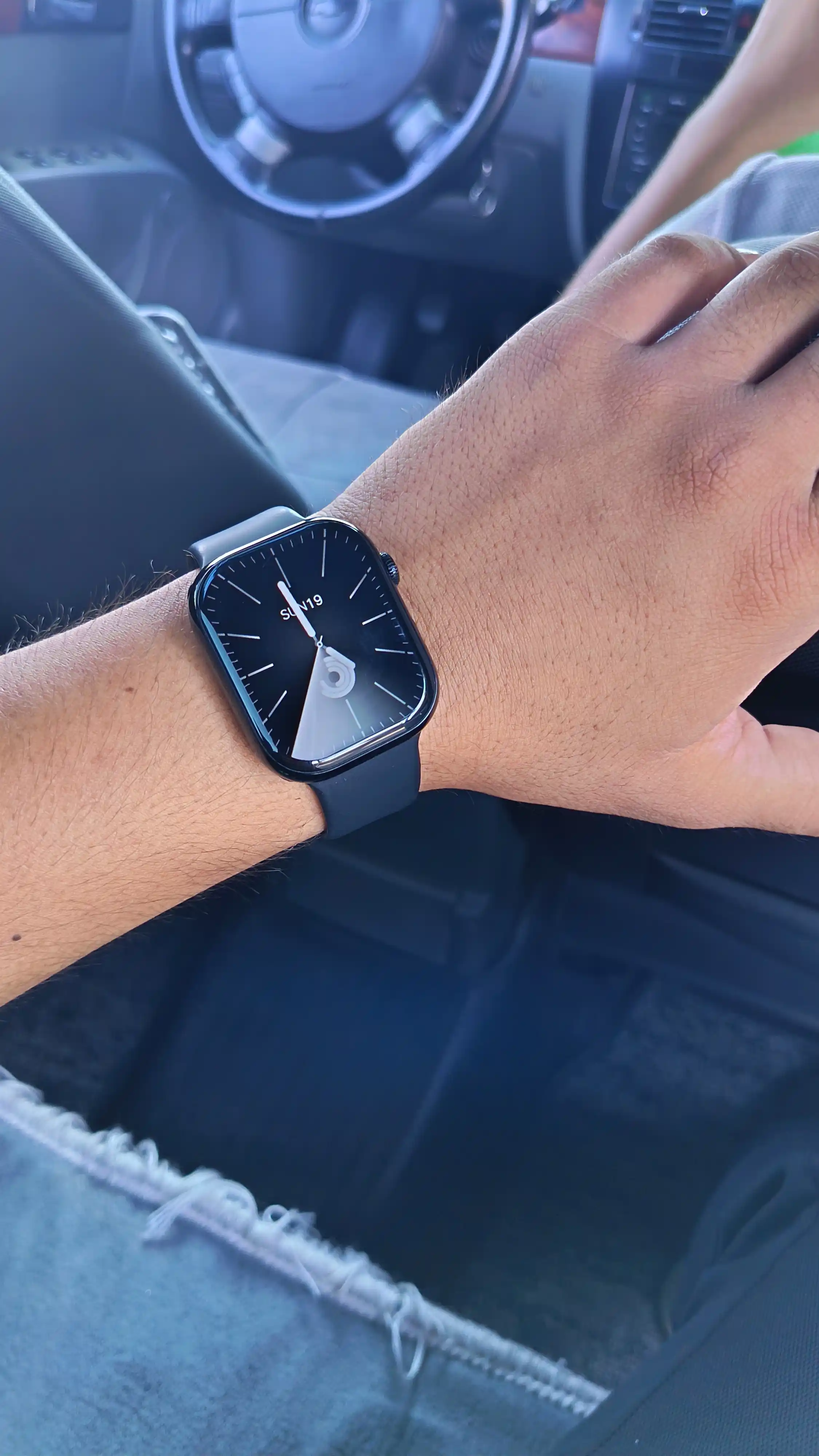 Умные Часы Smart Watch Series 10,46 мм, AMOLED Экран, Bluetooth Звонки, 2Ремешка, Jet Black