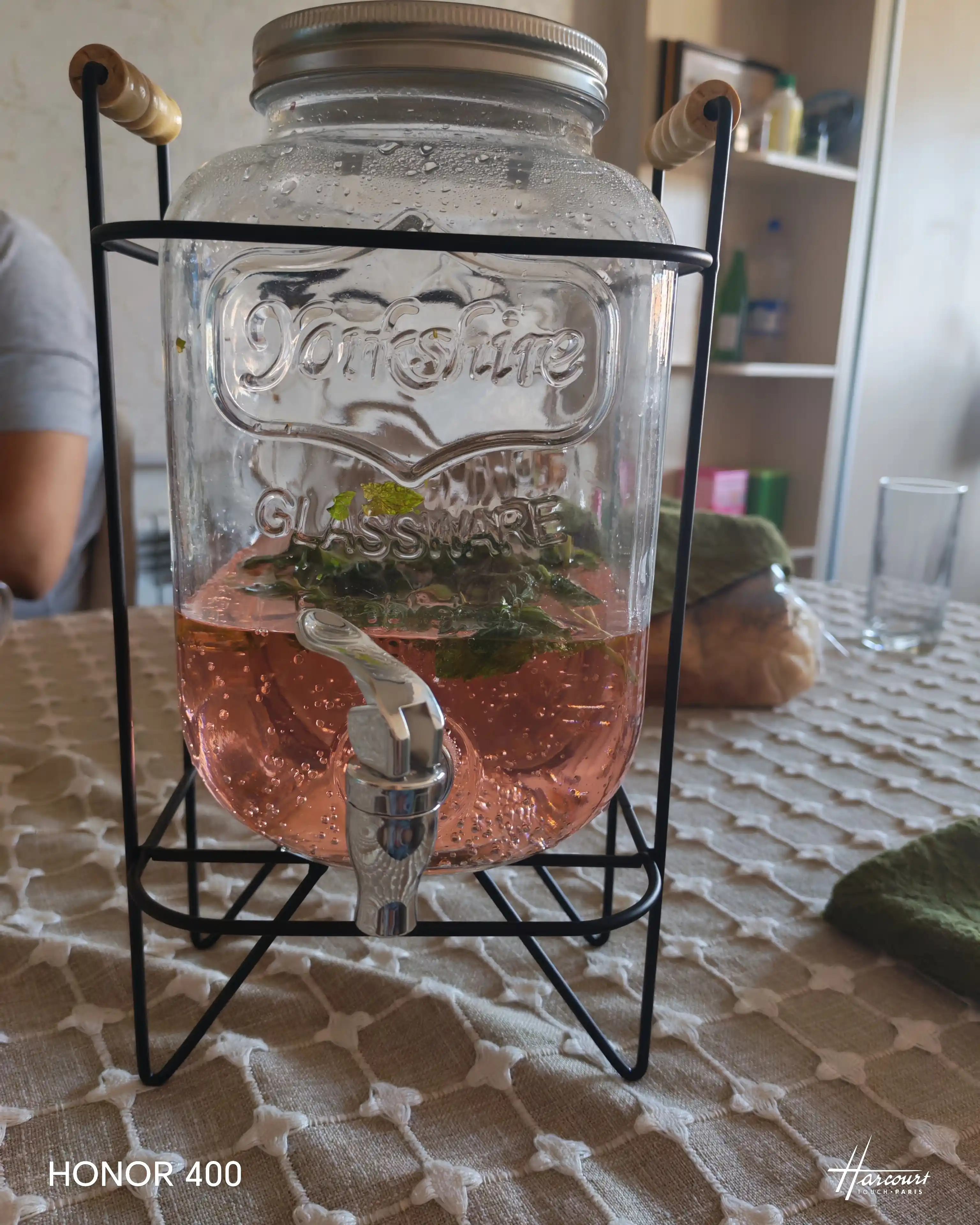 Стеклянный диспенсер для воды и напитков